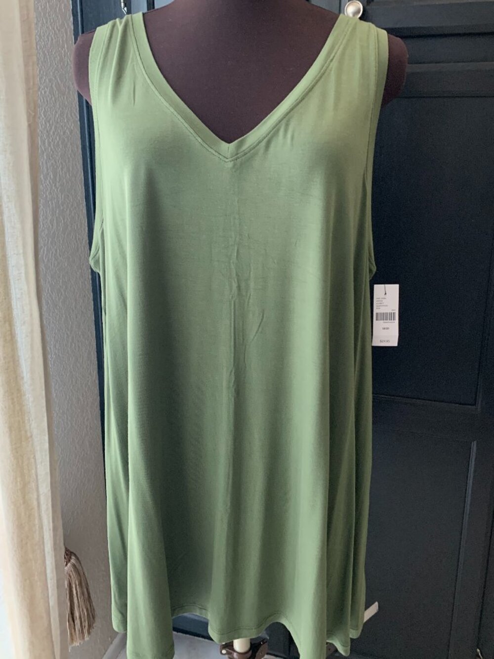 Lane Bryant Swing Tank NWT 18/20 Olive Green